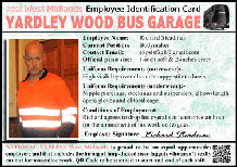 Male slut exposure ID card for mincing sissy loser Richard Steadman