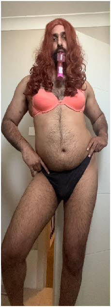 Dumb fucking faggot Manpreet outed as a cock-hungry sissy
