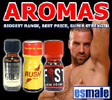 Poppers and room aromas for enhancing gay sex