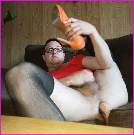 Sissy Keith wanking in stockings Sissy Keith wanking in stockings