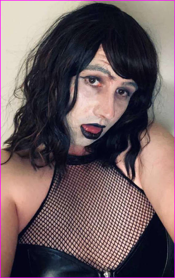 Spunk-hungry sissy cum-slut John exposed