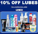 10% off lubes for anal sex
