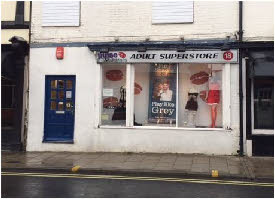 Ipswich town centre sex shop Pulse & Cocktails