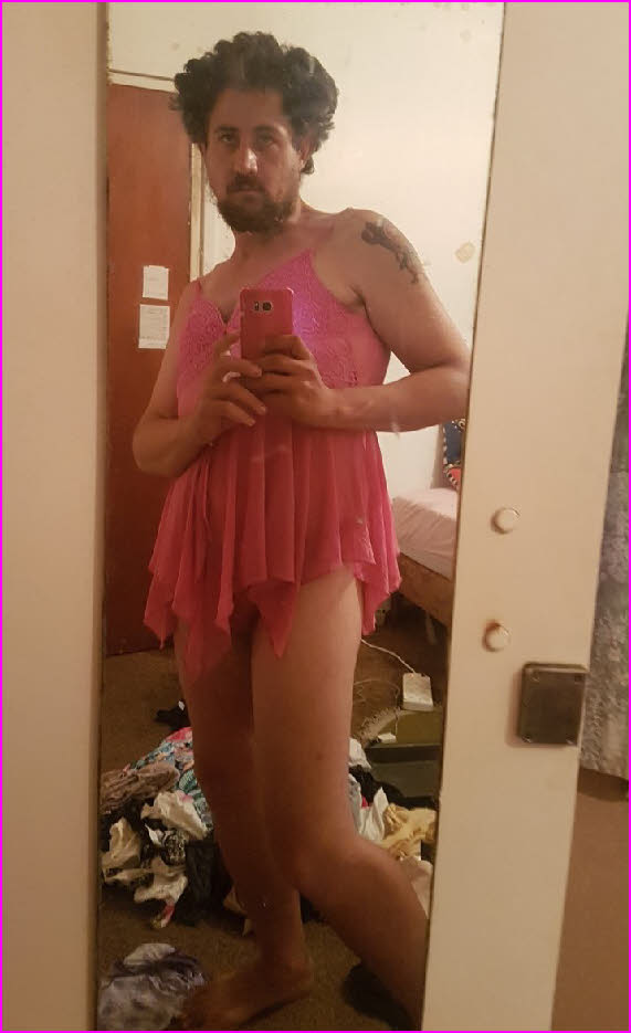 Pathetic sissy loser Adam looking like a twat in pink lingerie Pathetic sissy loser Adam looking like a twat in pink lingerie