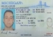 Male slut exposure ID card for closet fairy Keith Morency