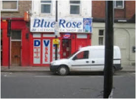 Blue Rose sex shop near Camden Tube station