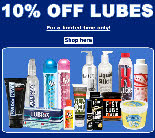 10% off lubes for anal sex