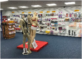 Licensed sex shop Adult Warehouse in King's Lynn